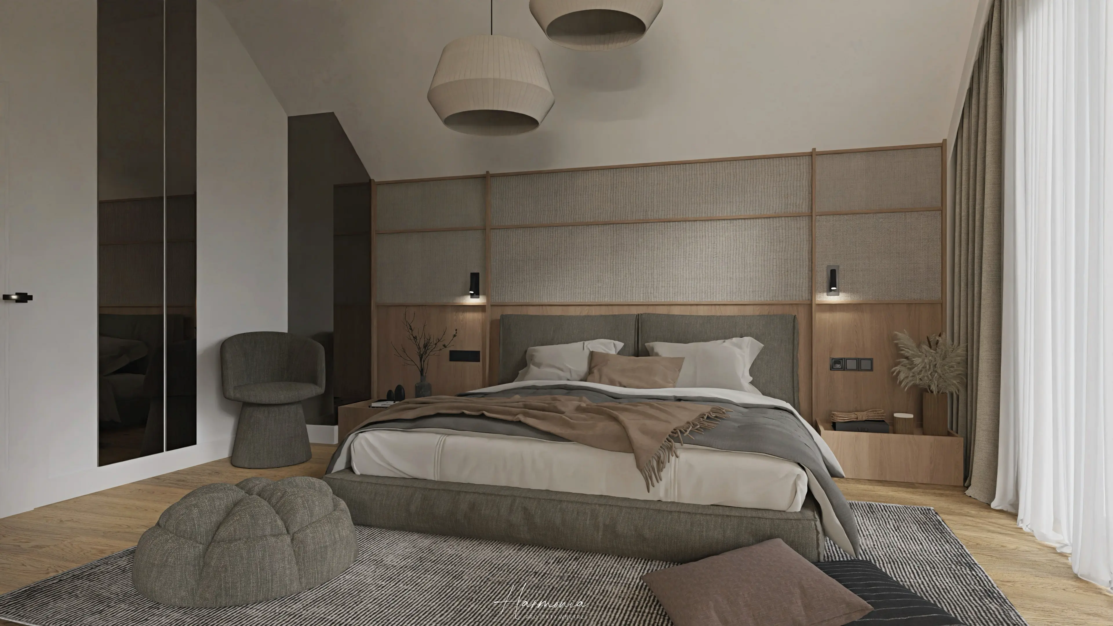 Japandi z kontrastem